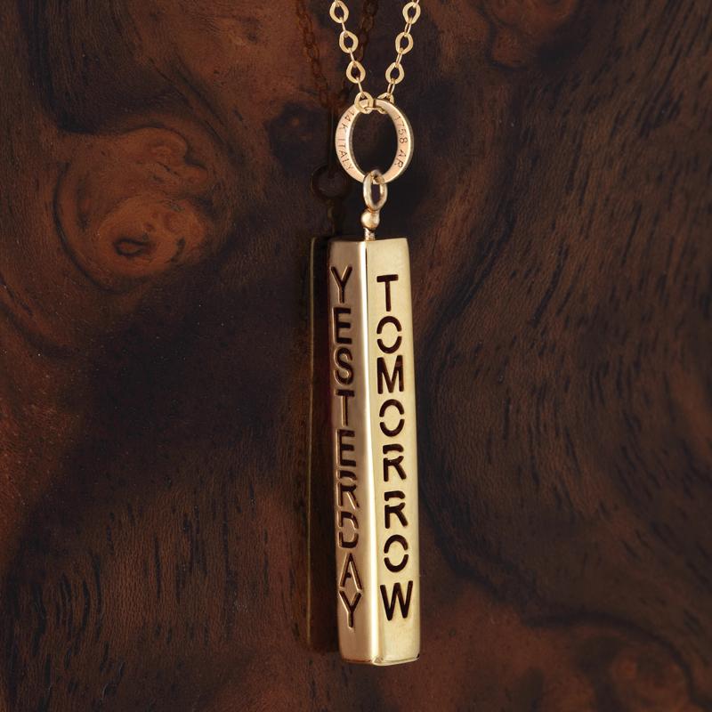 14K Italian Gold Forever Pendant